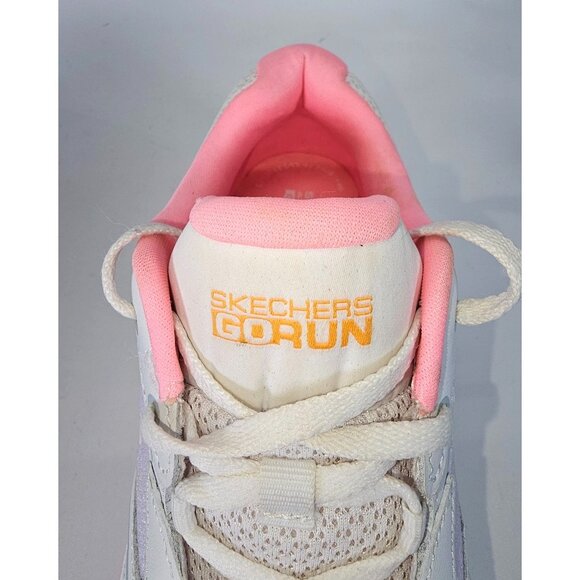 Skechers Women's White/Pink Go Run Consistent-Vivid Horizon Shoes Sz 9 222 - Picture 15 of 16
